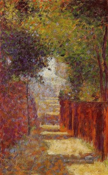 Georges Seurat Werke - rue St Vincent im Frühjahr 1884